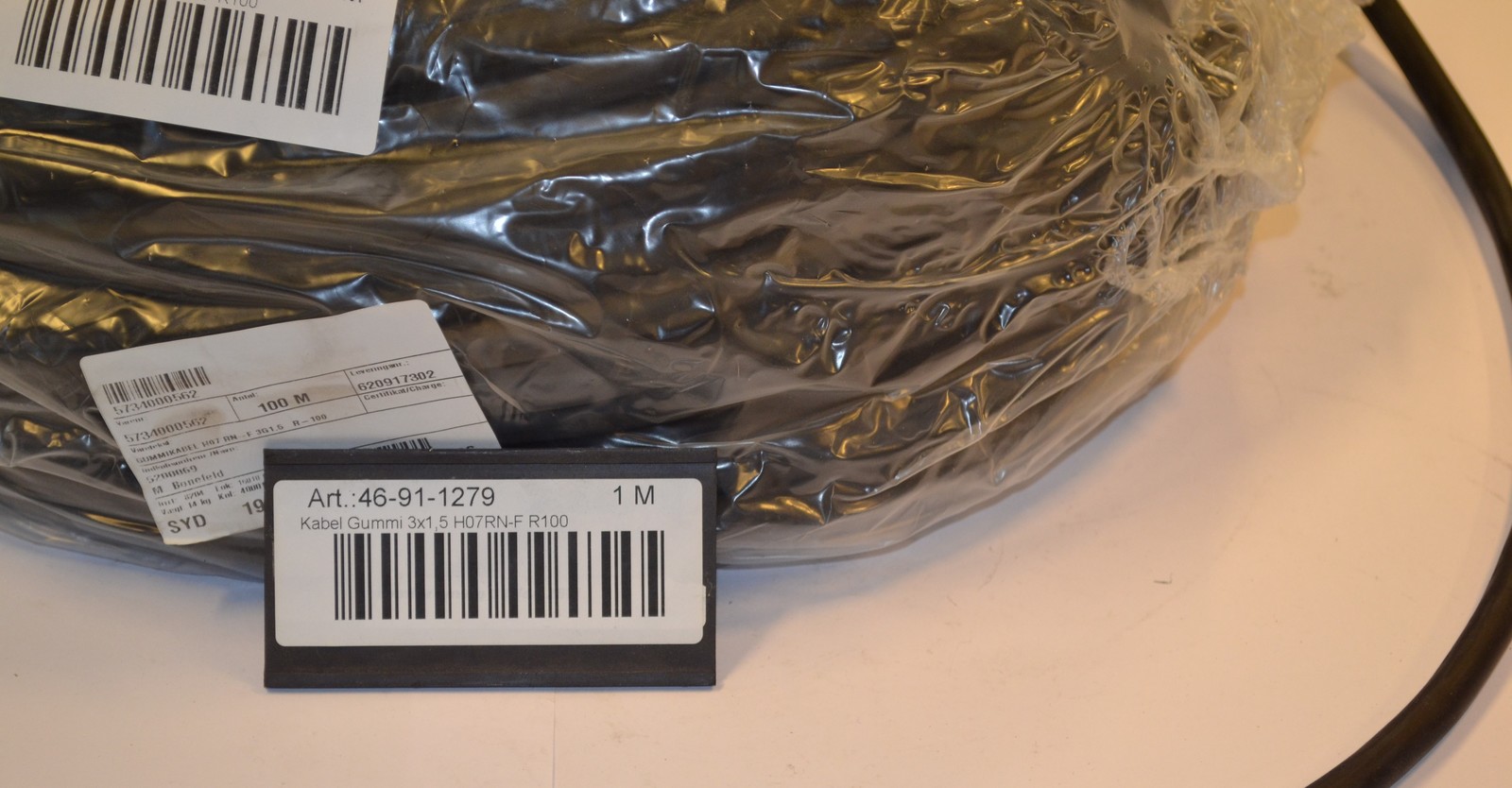 Cable rubber 3x1.5 H07RN-F R100